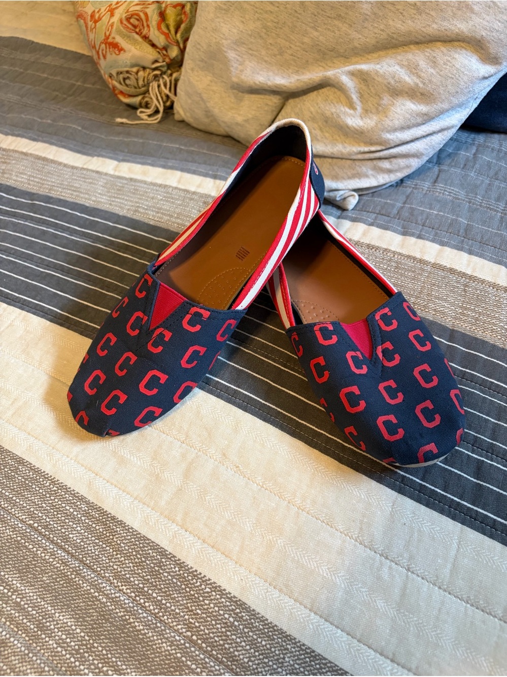 Cleveland Indians Slip-On Flats